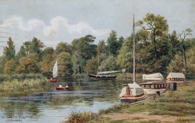 Womack Staithe, Ludham door Alfred Robert Quinton