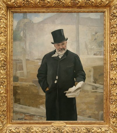 Portret van Adolphe Alphand (1817-1891) door Alfred Roll