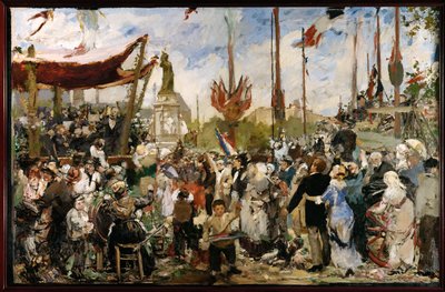 14 juli 1880 (olieverfschets) door Alfred Roll