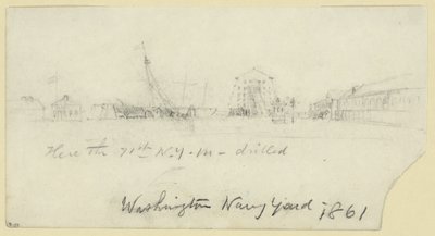 Washington Navy Yard door Alfred Rudolph Waud