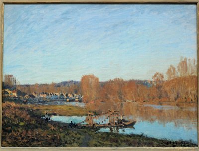 Herfst aan de oevers van de Oise in 1873 door Alfred Sisley