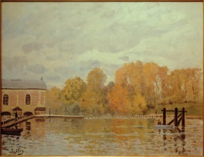 De Overstroming in Marly door Alfred Sisley