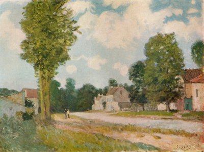 De Weg naar Versailles, 19e eeuw, 1929 door Alfred Sisley
