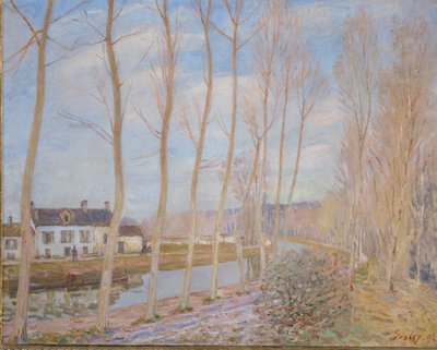 Het Loingkanaal door Alfred Sisley