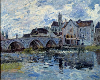 Le pont de Moret door Alfred Sisley