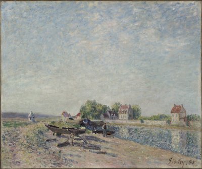 Saint-Mammès, Loing Kanaal door Alfred Sisley