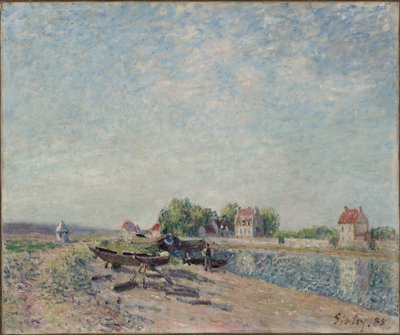 Saint-Mammès, Loing Kanaal door Alfred Sisley