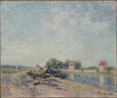 Saint-Mammès, Loing-kanaal door Alfred Sisley