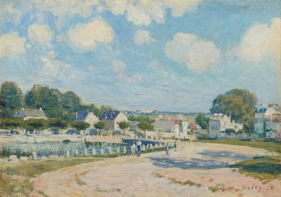 Drinkplaats bij Marly door Alfred Sisley