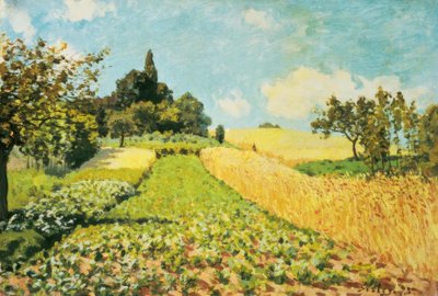 Korenveld door Alfred Sisley