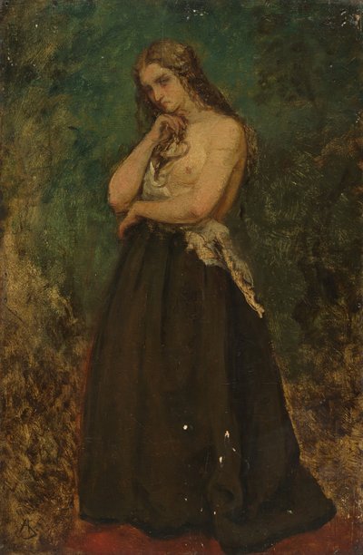 Studie van een model, eind 19e-begin 20e eeuw door Alfred Emile Stevens