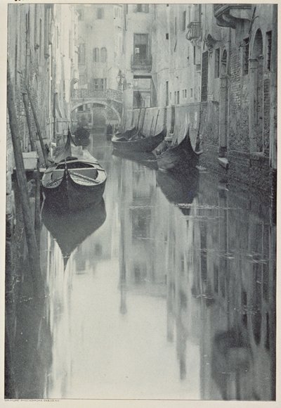 Een stukje Venetië, negatief 1894, gepubliceerd 1898 door Alfred Stieglitz