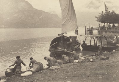 Aan het Comomeer door Alfred Stieglitz