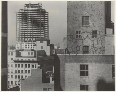 Vanuit mijn raam bij An American Place, zuidwest door Alfred Stieglitz