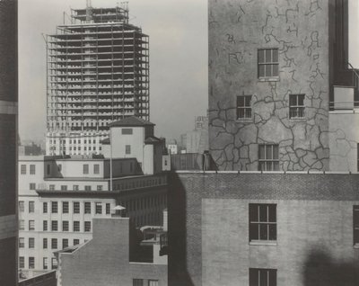 Vanuit mijn raam bij An American Place, zuidwest door Alfred Stieglitz