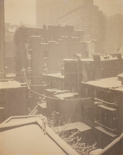Vanuit het achterraam 291 door Alfred Stieglitz