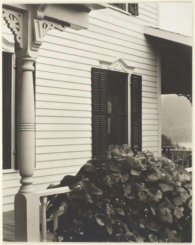 Huis en druivenbladeren, 1934 door Alfred Stieglitz