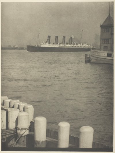 Uitgaande, De Mauretania door Alfred Stieglitz