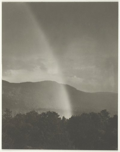 Regenboog door Alfred Stieglitz