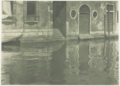 Reflecties - Venetië door Alfred Stieglitz