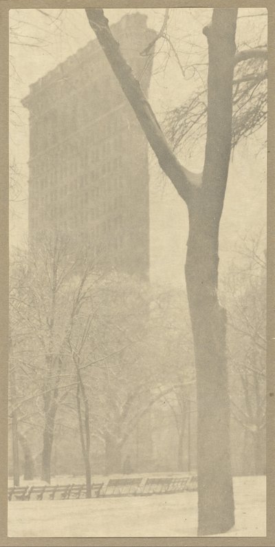 Het Flatiron Building door Alfred Stieglitz