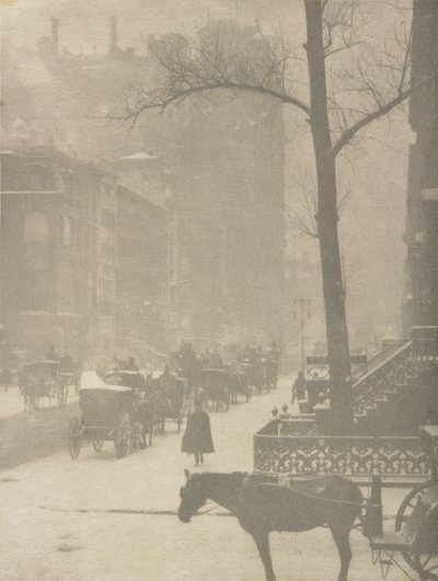 De Straat, Ontwerp voor een Poster door Alfred Stieglitz