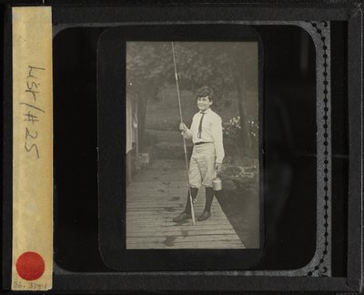Zonder titel Howard met hengel, 1910 of 1912 door Alfred Stieglitz