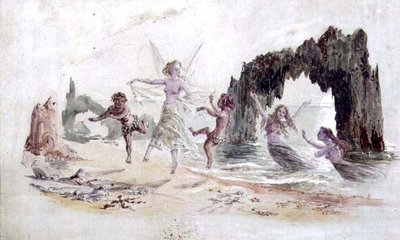 Feeën en Faunen aan de Kust door Alfred Thompson
