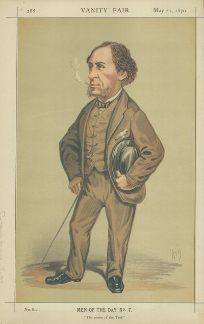 Sir Joseph Hawley (kleur litho) door Alfred Thompson