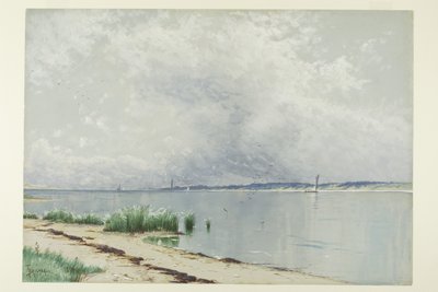 Gereflecteerde riet door Alfred Thompson Bricher