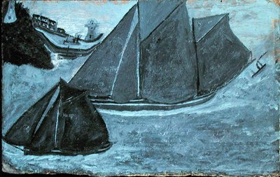 Boten voor de haven door Alfred Wallis
