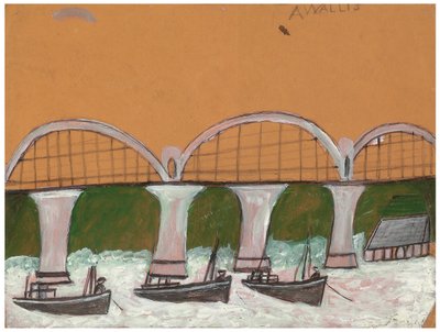 Saltash-brug door Alfred Wallis