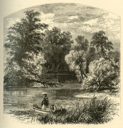 Groep eilandjes, 1874 door Alfred Rudolph Waud
