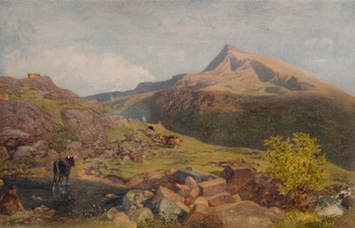 Onder de Welshe heuvels, 19e eeuw, 1935 door Alfred William Hunt