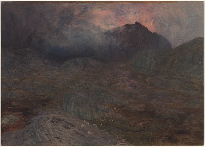 Cwm Trifaen door Alfred William Hunt