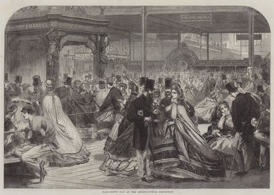 Halve kroon dag op de internationale tentoonstelling door Alfred William Hunt