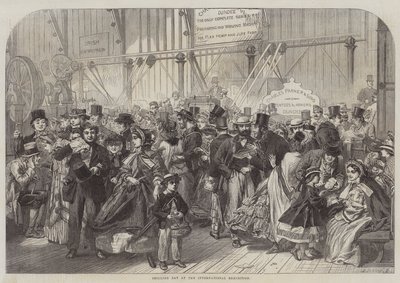 Shilling Day bij de Internationale Tentoonstelling door Alfred William Hunt
