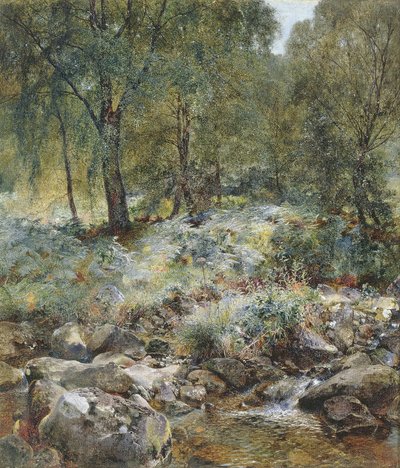 Wanneer de Bladeren Beginnen te Veranderen, 1856 door Alfred William Hunt