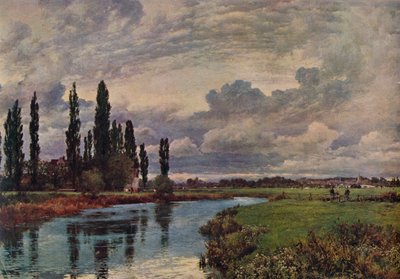 Populieren in de Thames Valley door Alfred William Parsons