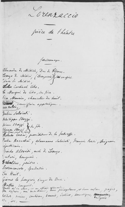 Origineel manuscript van 