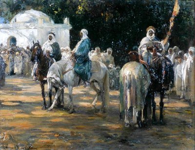 Voor de Meshhed, ca. 1903 door Alfred von Wierusz Kowalski