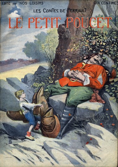Le Peucet: Verhaal van Charles Perrault (1628-1703). Illustratie van Vaccari en Carrey in de collectie 