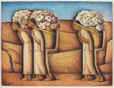 Dicht bij Ixmiquilpan, c.1933 door Alfredo Ramos Martinez