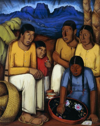 De Schilder van Uruapan, c.1930 door Alfredo Ramos Martinez