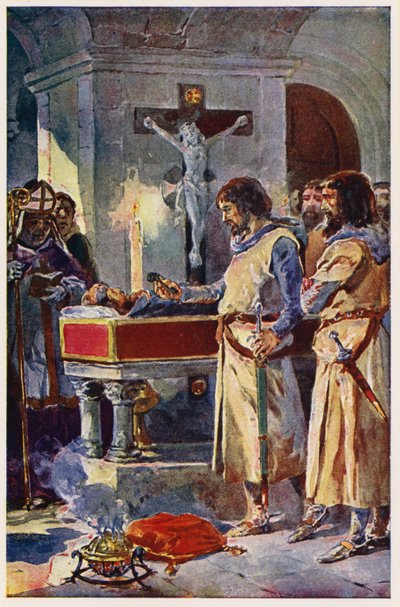 Martim de Freitas in Toledo door Alfredo Roque Gameiro