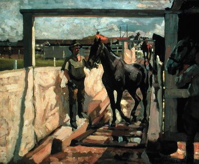 De zwaveldip voor schurft, ca. 1918 door Algernon Mayow Talmage
