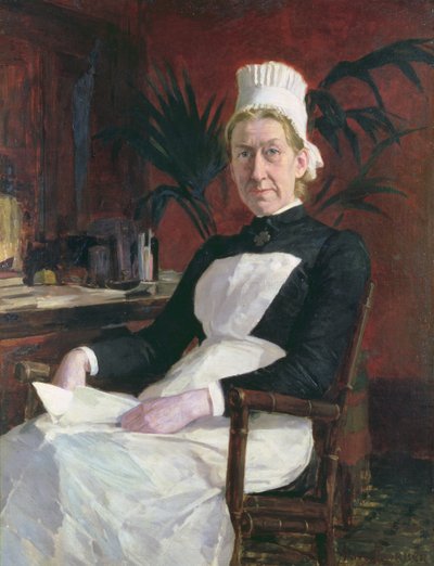 Alice Fisher, hoofdverpleegster door Alice Barber Stephens