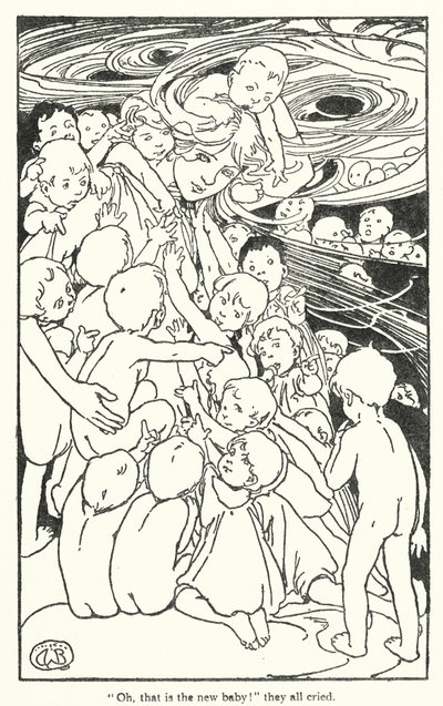 Illustratie voor The Water-Babies door Charles Kingsley door Alice Bolingbroke (after) Woodward