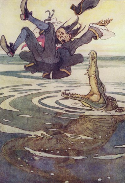 Recht in de kaken van de krokodil! door Alice Bolingbroke (after) Woodward