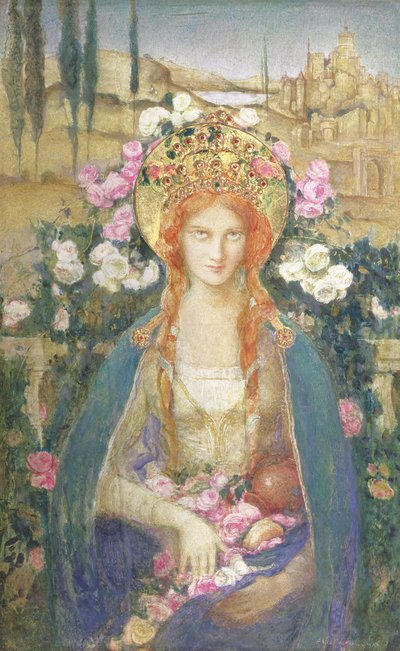 St. Elizabeth van Hongarije, 1916 door Alice Macallan Swan